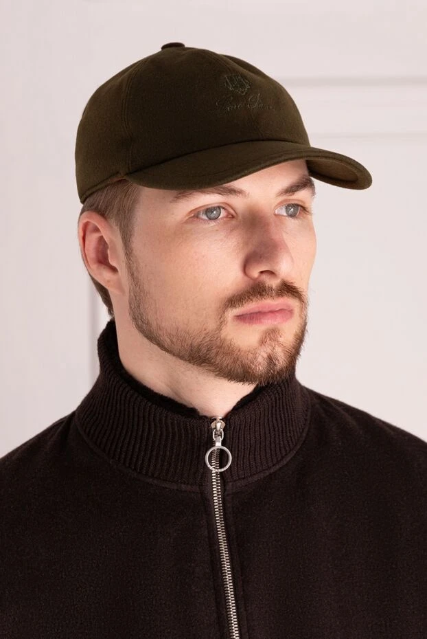 Loro Piana man brown polyester cap for men купить с ценами и фото 174746 - photo 2