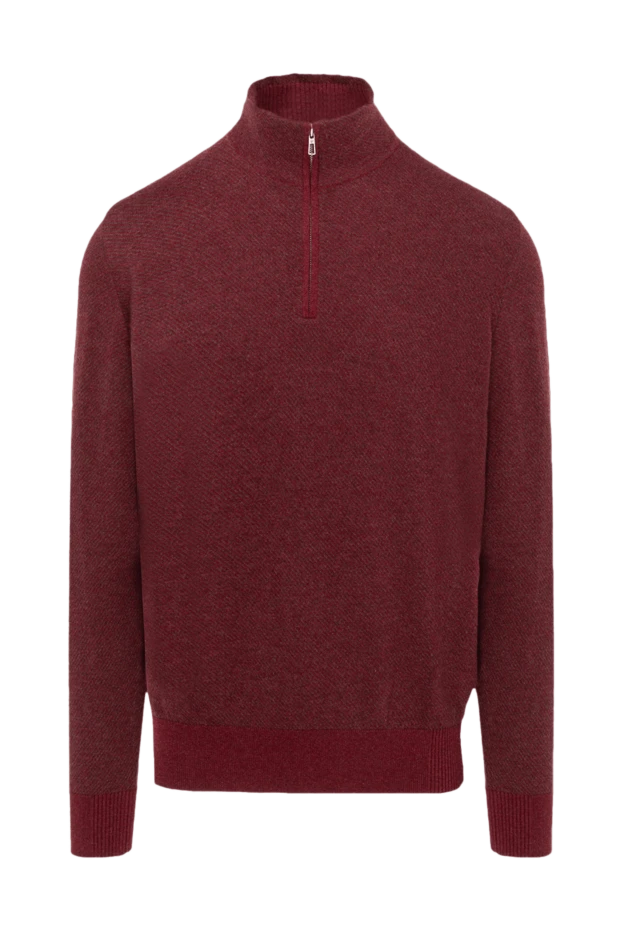 Loro Piana man  cashmere troyer men's burgundy купить с ценами и фото 174752 - photo 1