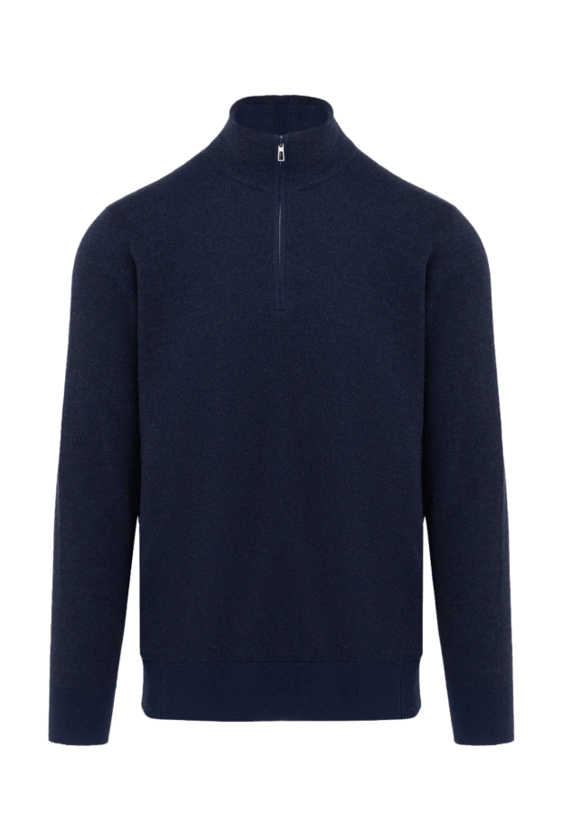 Loro Piana man men's cashmere troyer blue купить с ценами и фото 174753 - photo 1