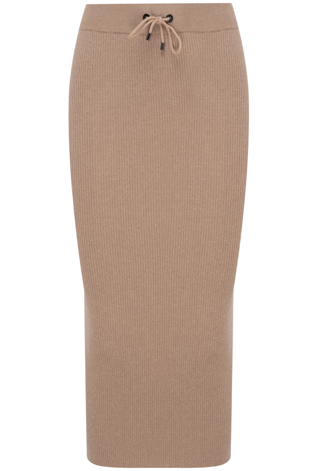 Бежевый әйелдер юбкасы - фото 1