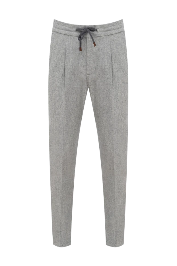 Ерлерге арналған сұр жүннен жасалған шалбар - фото 1