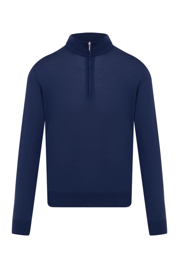 Cesare di Napoli man troyer wool men's blue купить с ценами и фото 174823 - photo 1