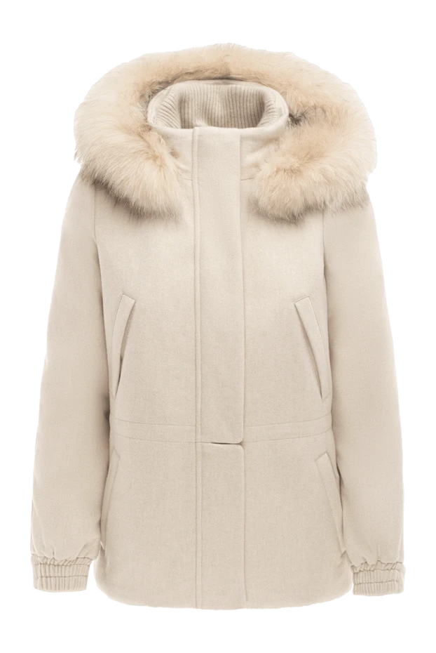 Loro Piana woman women's beige cashmere jacket купить с ценами и фото 174836 - photo 1