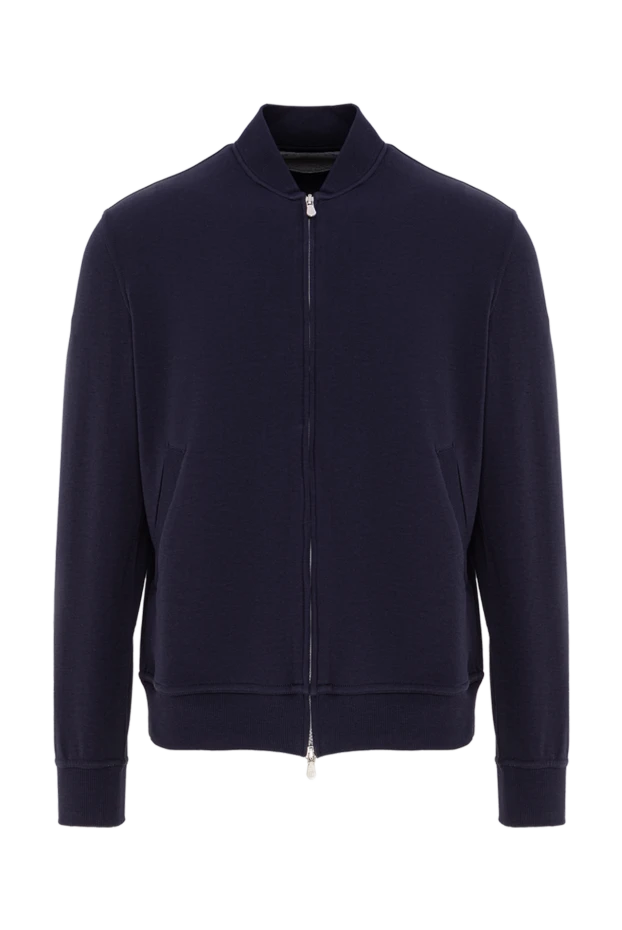 Кофта спортивная с двухзамковой молнией и плотными манжетами
- фото 1