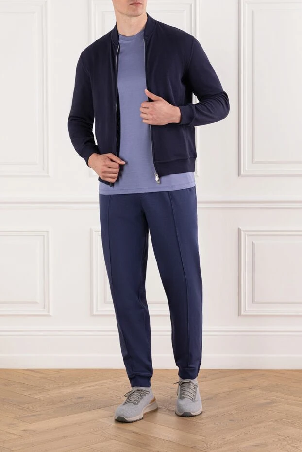 Brunello Cucinelli кофта спортивная с двухзамковой молнией и плотными манжетами
 174844 - фото 2