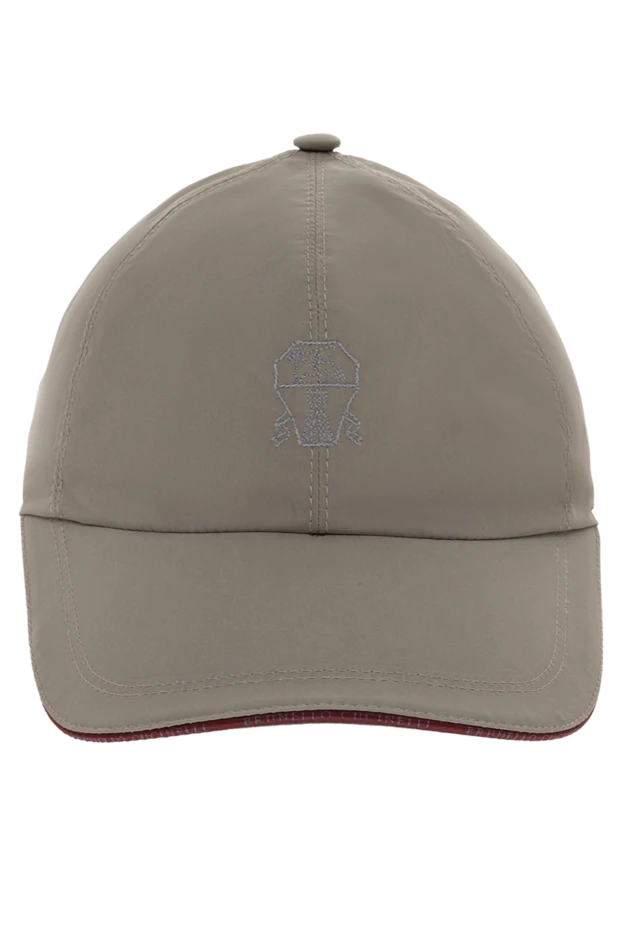 Полиэстерден және полиамидтен жасалған бежевый ерлер қалпақшасы - фото 1