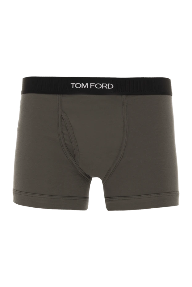 Tom Ford man men's cotton boxer briefs green купить с ценами и фото 174895 - photo 1