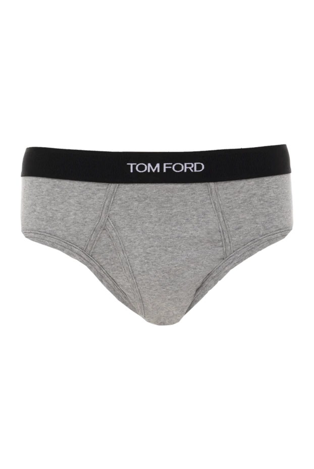 Tom Ford man men's cotton briefs, gray купить с ценами и фото 174897 - photo 1