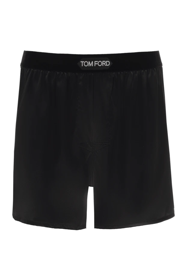 Tom Ford man men's boxers made of silk and elastane, black купить с ценами и фото 174905 - photo 1