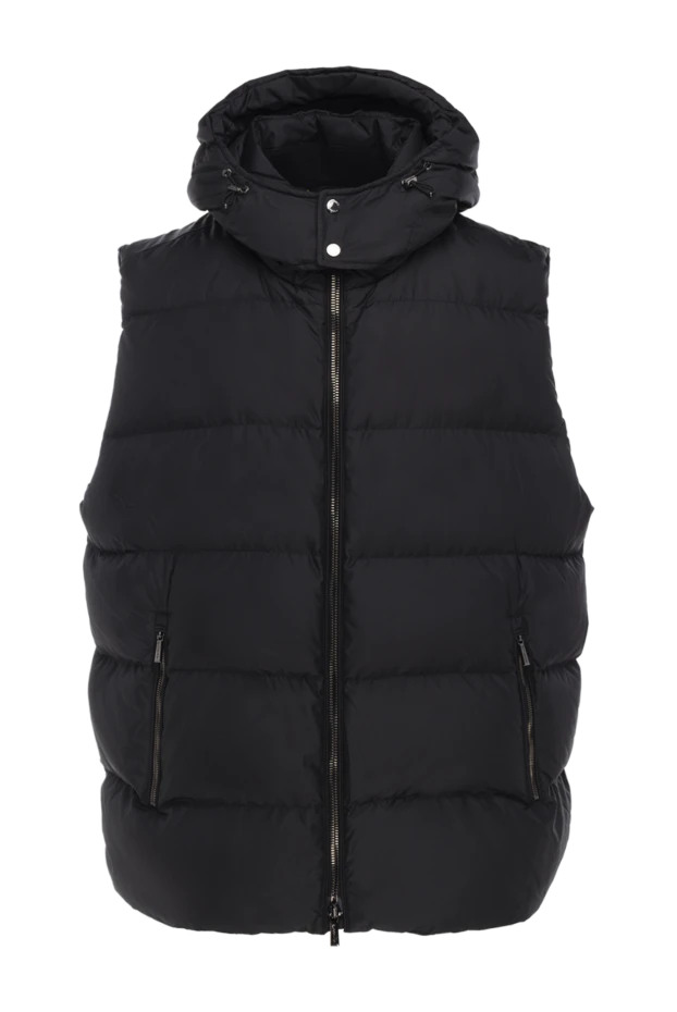 Moorer man black polyester vest for men купить с ценами и фото 174906 - photo 1