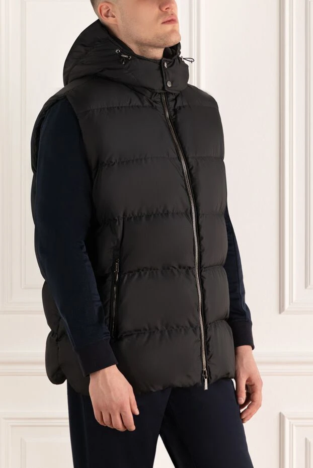 Moorer пуховой жилет на молнии с воротником стойкой и боковыми карманами
 174906 - фото 3