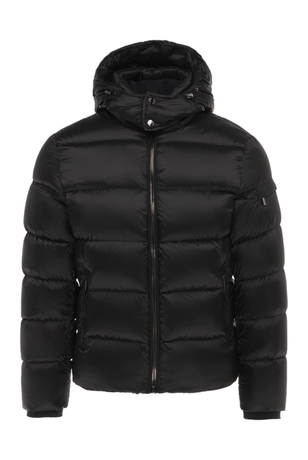 Moorer man black polyester down jacket for men купить с ценами и фото 174914 - photo 1