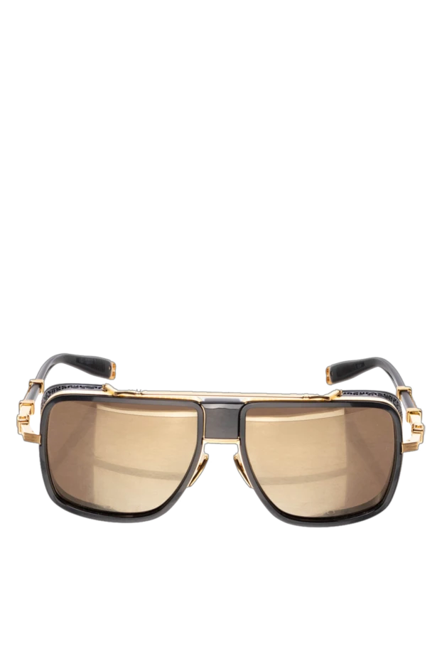 Balmain man sunglasses made of metal and plastic, black, for men купить с ценами и фото 174925 - photo 1