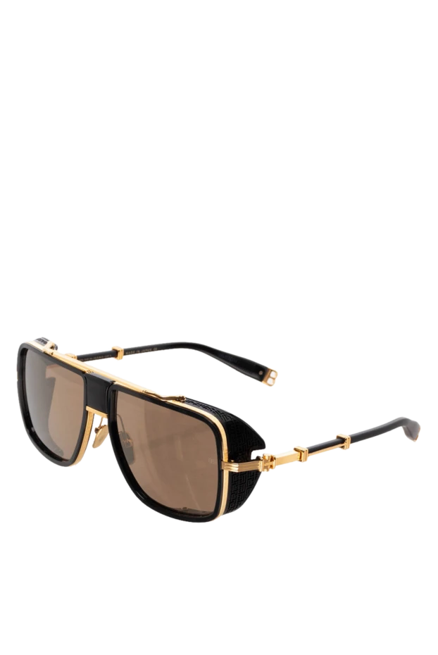 Balmain rectangular glasses with brown lenses and gold frame
 174925 - photo 3