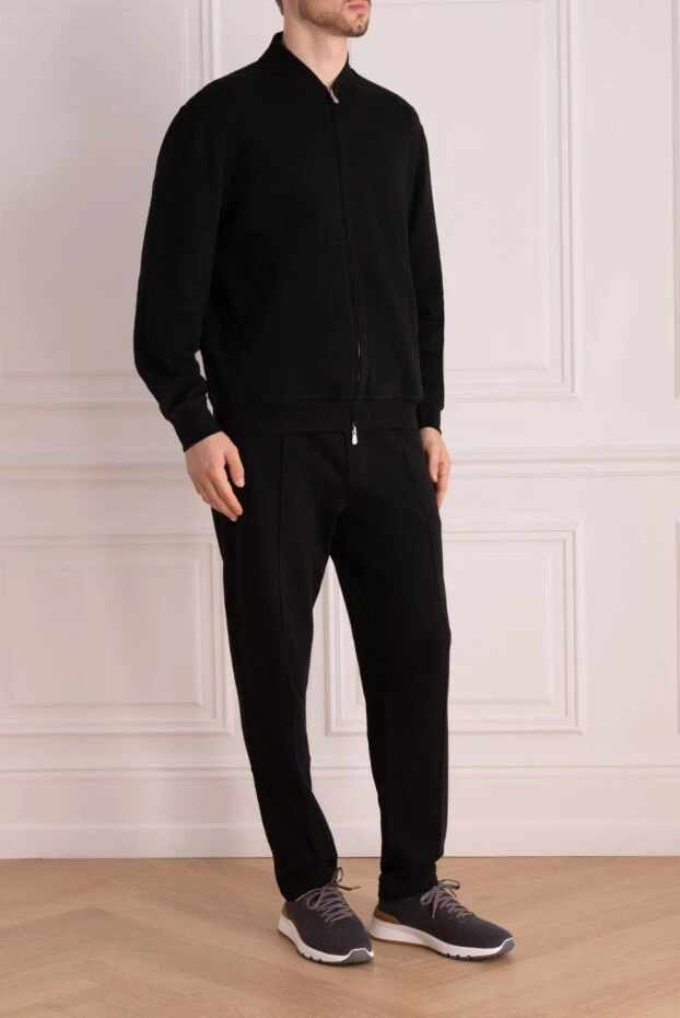 Brunello Cucinelli қалың мақта трикотаждан жасалған ыңғайлы спорттық костюм 174928 - фото 3