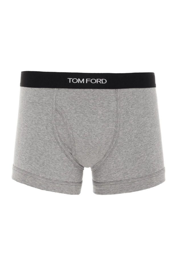 Tom Ford man men's boxers made of cotton and elastane, gray купить с ценами и фото 174943 - photo 1