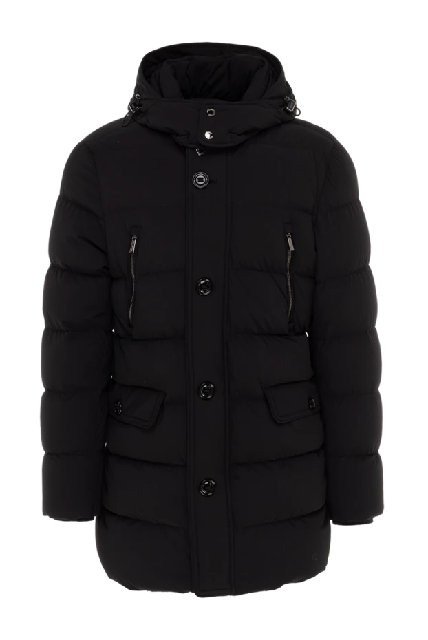 Moorer man black polyamide and polyurethane down jacket for men купить с ценами и фото 174948 - photo 1