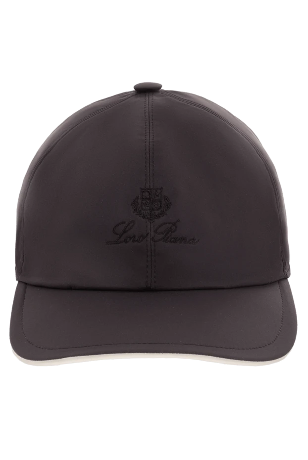 Loro Piana man black polyester cap for men купить с ценами и фото 174952 - photo 1