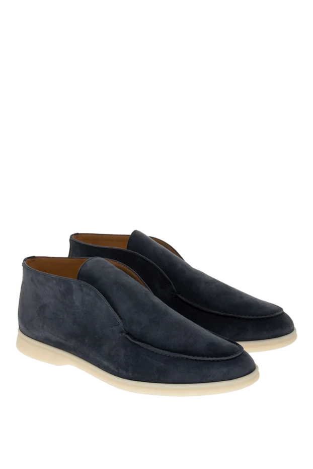 Loro Piana loafers for men suede blue 174953 - photo 3