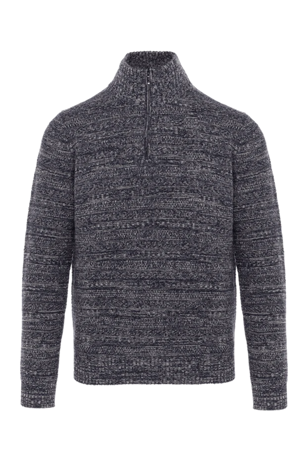 Loro Piana man men's cashmere troyer blue купить с ценами и фото 174957 - photo 1