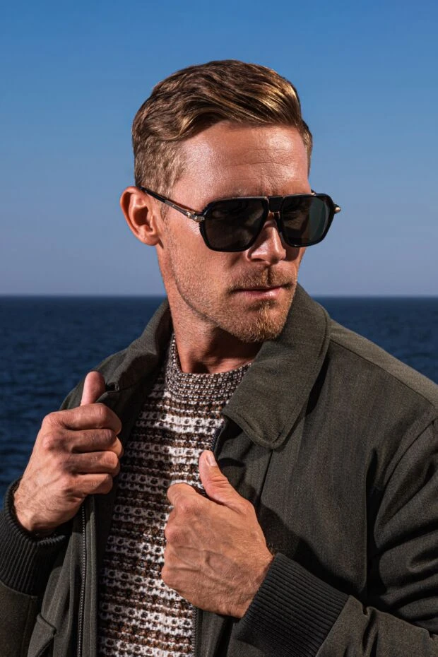 Джемпер из кашемира с жаккардовым рисунком и плотной вязкой
 - фото 2