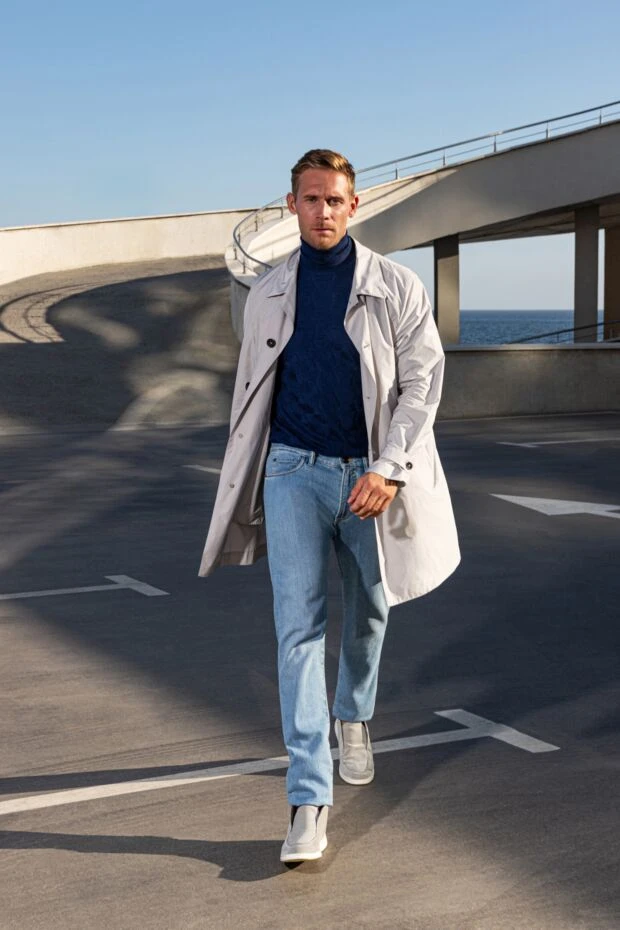 Loro Piana светло-синие джинсы из эластичного хлопка с мягкой текстурой
174972 - фото 3