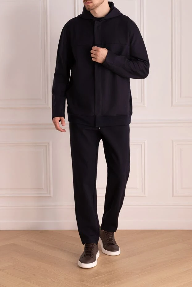 Loro Piana костюм прогулочный из хлопка мужской черный 174979 - фото 2