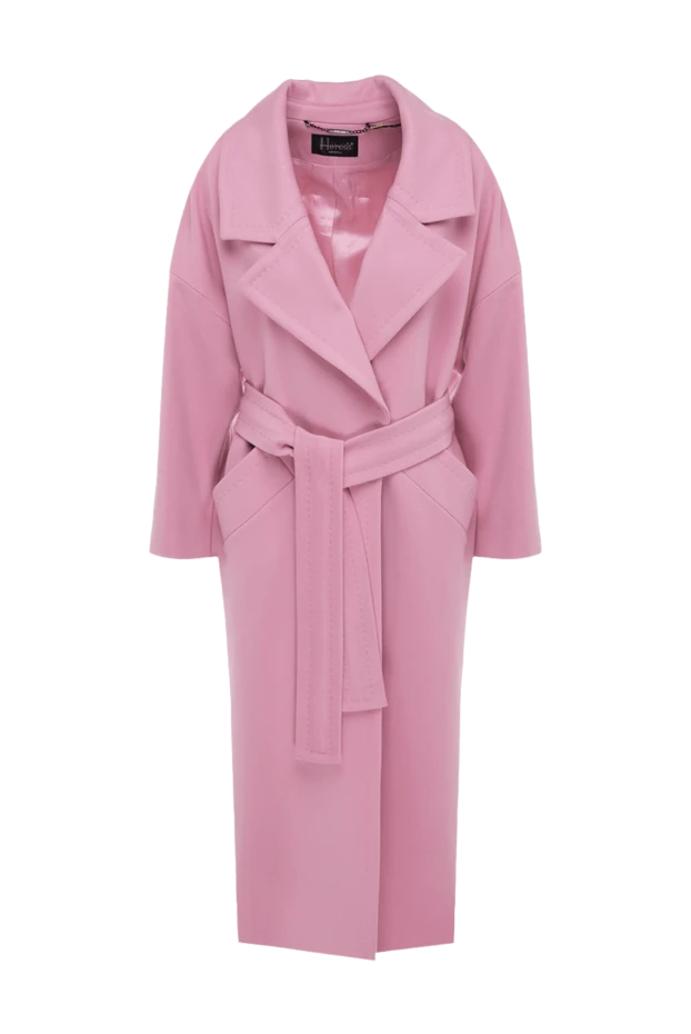 Heresis woman pink woolen coat for women купить с ценами и фото 174982 - photo 1