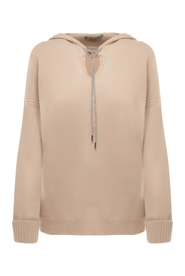 D.Exterior woman beige hoodie for women купить с ценами и фото 175013 - photo 1