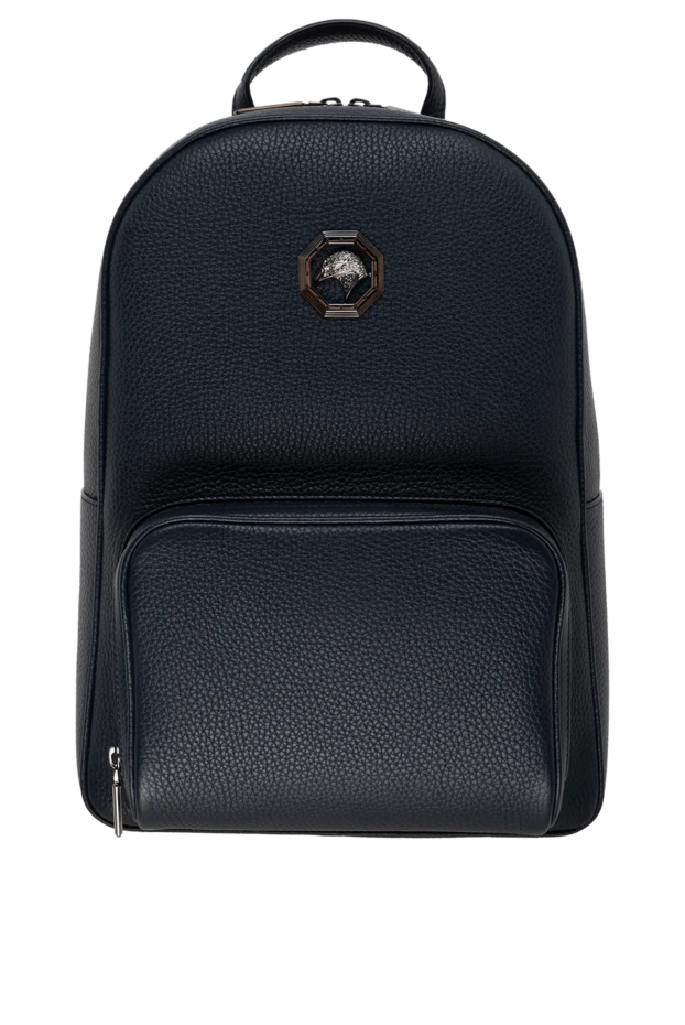 Рюкзак из натуральной кожи черный - фото 1