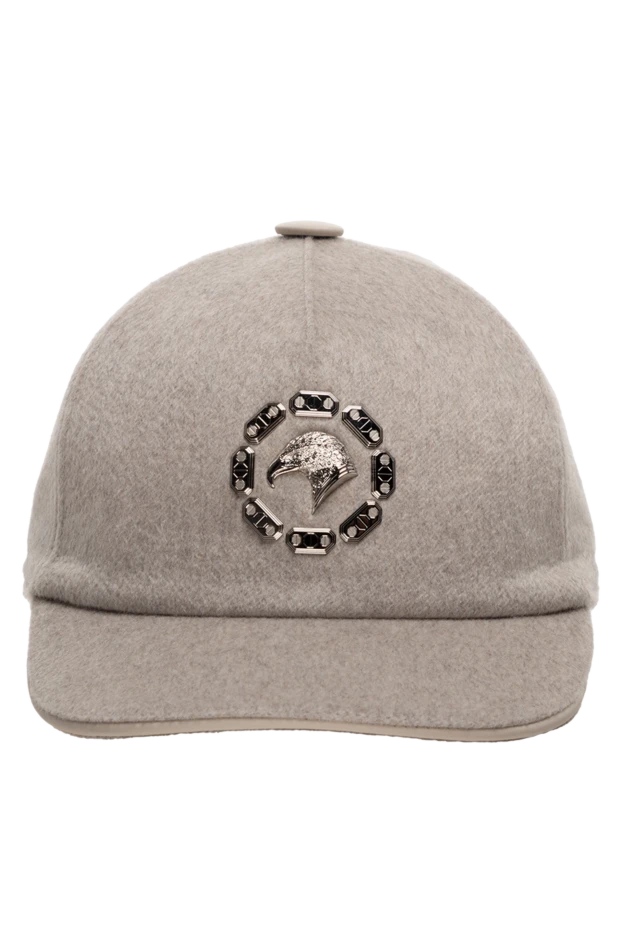 Stefano Ricci кепка из кашемира бежевый мужская 175069 - фото 1