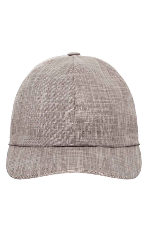 Cesare di Napoli man beige men's cap купить с ценами и фото 175080 - photo 1