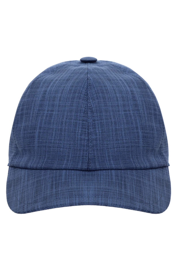 Cesare di Napoli man blue men's cap купить с ценами и фото 175081 - photo 1