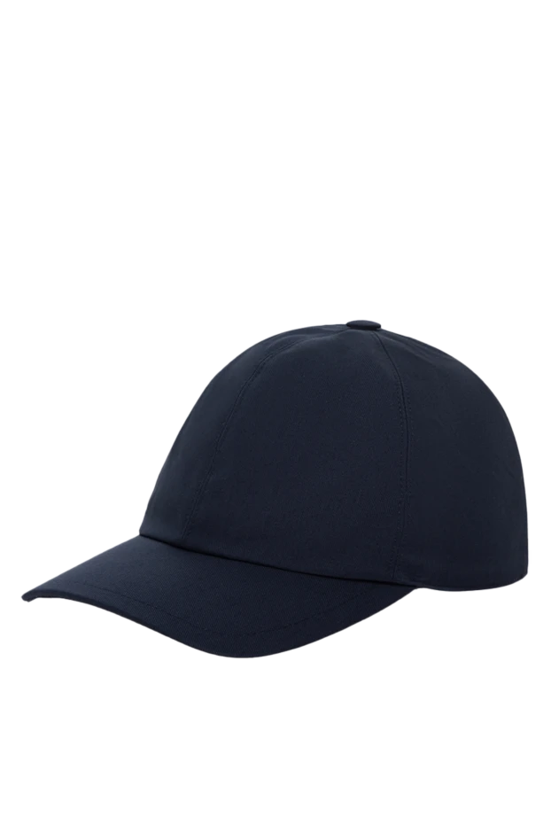 Cesare di Napoli baseball cap made of natural cotton in dark blue tone 175082 - photo 3