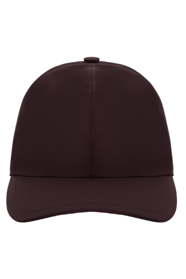 Cesare di Napoli man men's burgundy wool and polyamide cap купить с ценами и фото 175087 - photo 1