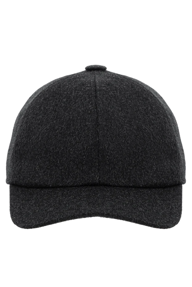 Cesare di Napoli man black cashmere cap for men купить с ценами и фото 175090 - photo 1