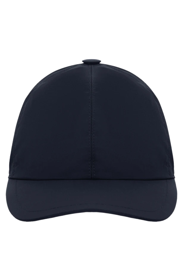 Cesare di Napoli man blue wool and polyamide cap for men купить с ценами и фото 175096 - photo 1