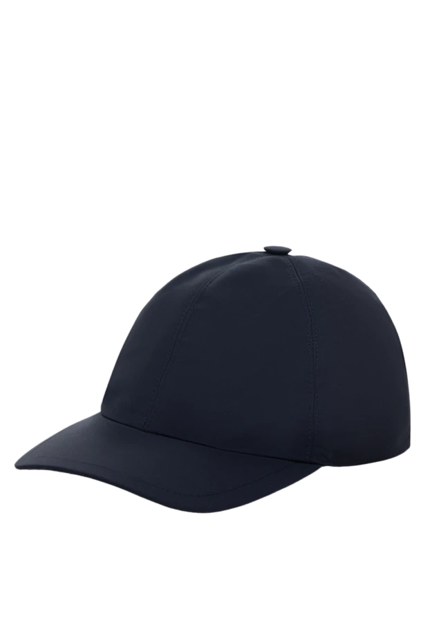 Cesare di Napoli classic baseball cap made of durable textile, dark blue 175096 - photo 3