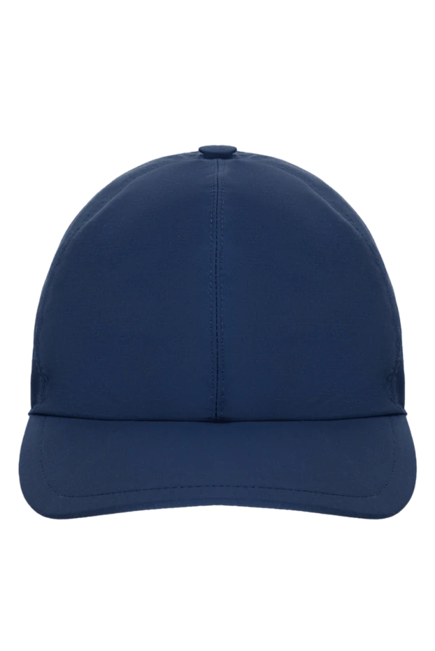 Cesare di Napoli man blue wool and polyamide cap for men купить с ценами и фото 175097 - photo 1