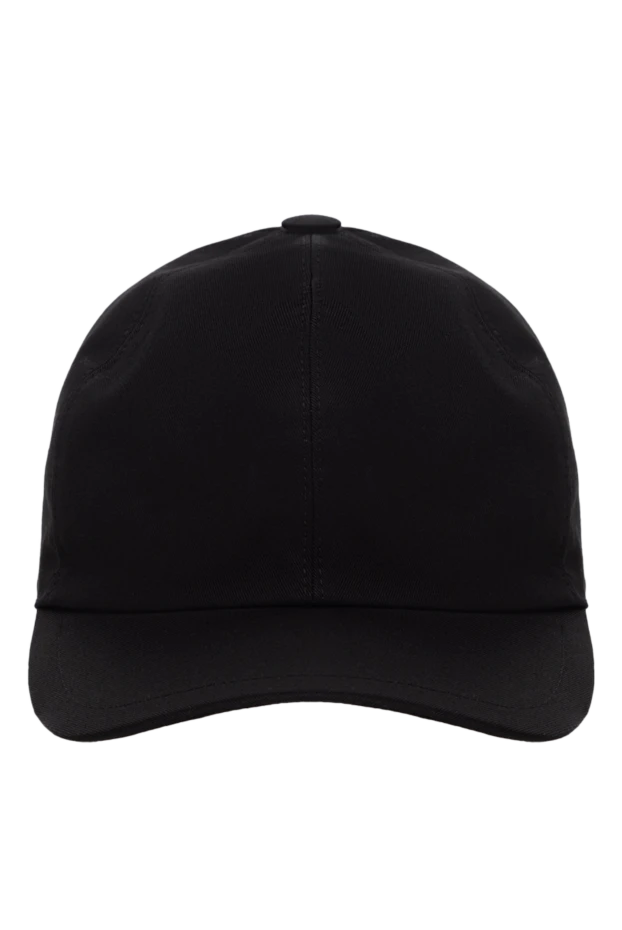 Cesare di Napoli man men's black cotton cap купить с ценами и фото 175098 - photo 1