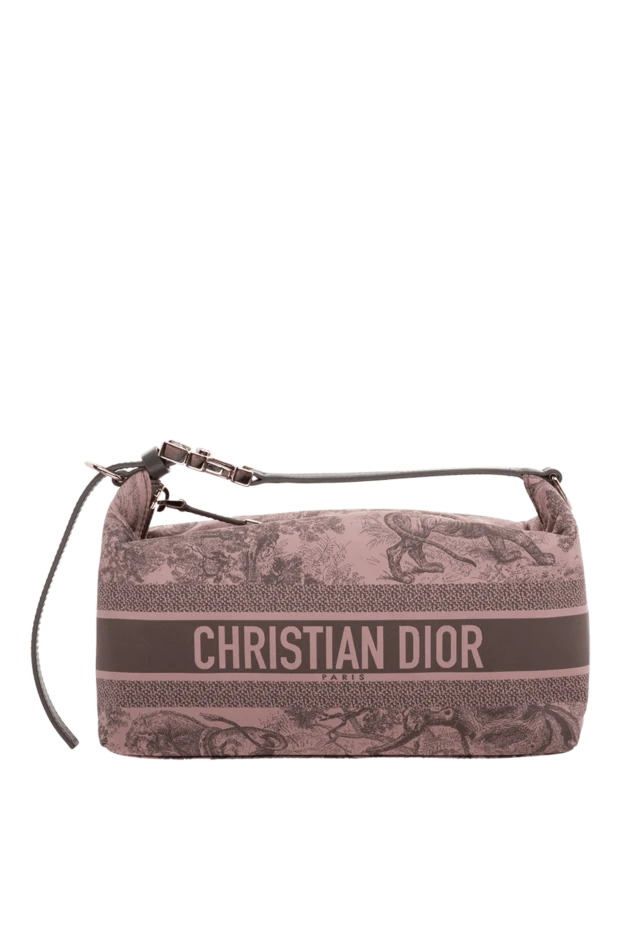 Dior woman pink cotton and polyamide make-up bag for women купить с ценами и фото 175107 - photo 1