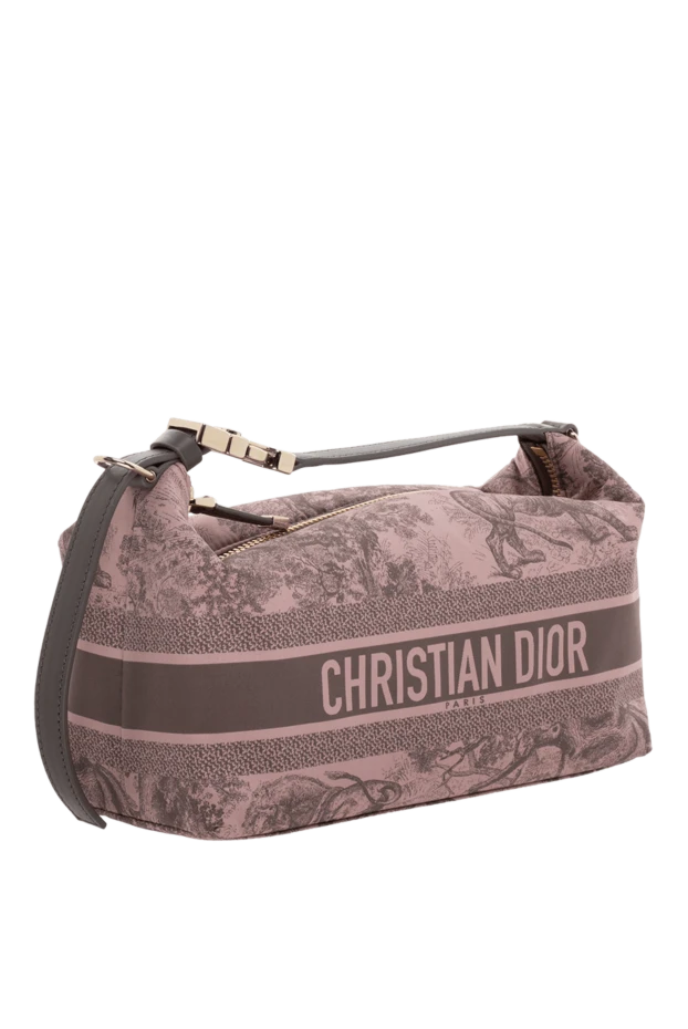 Dior woman pink cotton and polyamide make-up bag for women купить с ценами и фото 175107 - photo 2