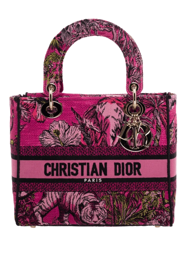 Dior woman pink cotton bag for women купить с ценами и фото 175109 - photo 1