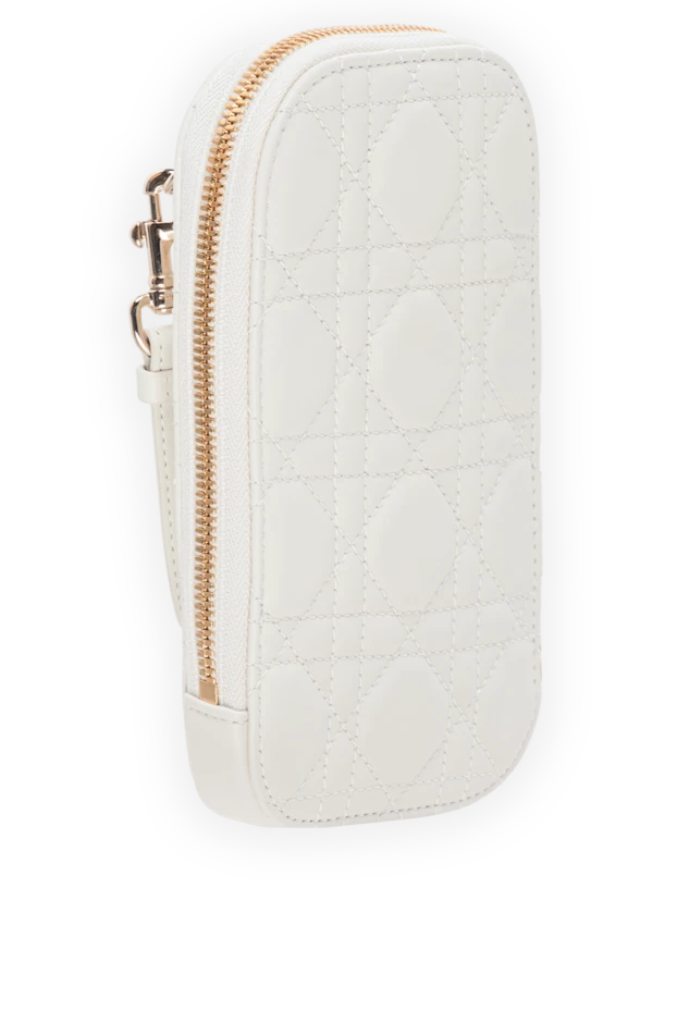 Dior woman white leather phone case for women купить с ценами и фото 175111 - photo 2