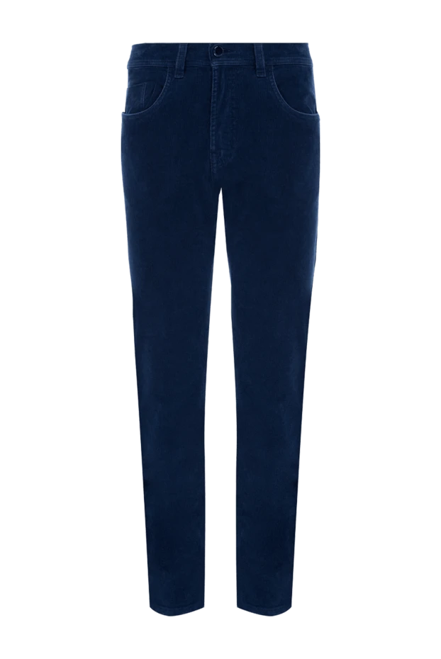 Scissor Scriptor man blue cotton and elastane jeans for men купить с ценами и фото 175121 - photo 1