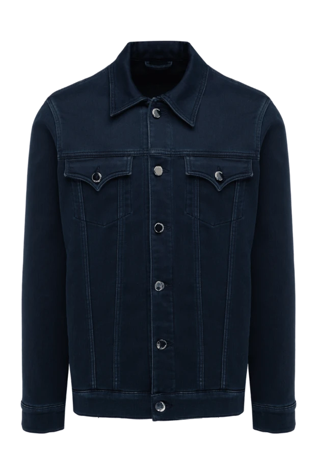 Scissor Scriptor man blue denim jacket for men купить с ценами и фото 175128 - photo 1