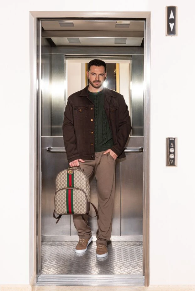 Scissor Scriptor куртка джинсовая из хлопка коричневая мужская 175130 - фото 3