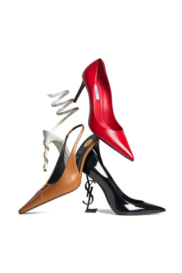 Prada туфли из кожи красные женские 175132 - фото 2