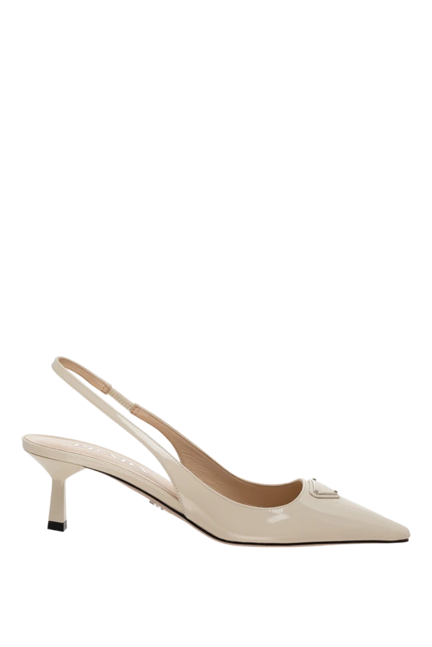 Prada woman beige leather shoes for women купить с ценами и фото 175135 - photo 1