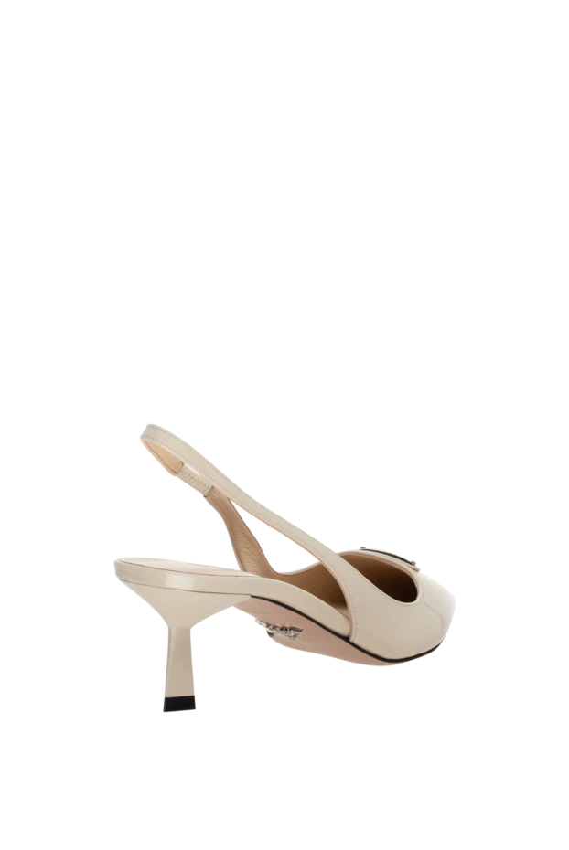 Miu Miu woman women's beige high-heeled shoes made of genuine leather 178355 - photo 3